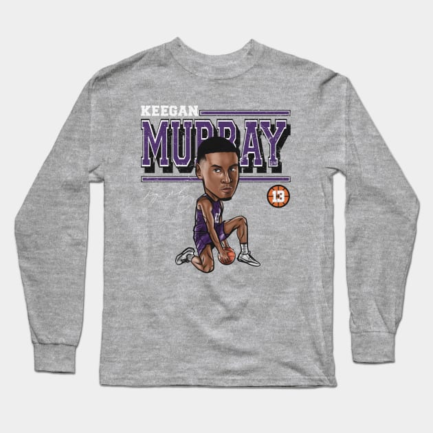 Keegan Murray Sacramento Cartoon Long Sleeve T-Shirt by danlintonpro